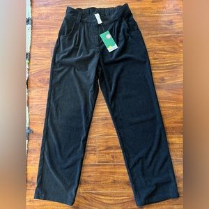 NWT Halara Black Corduroys, Size XS